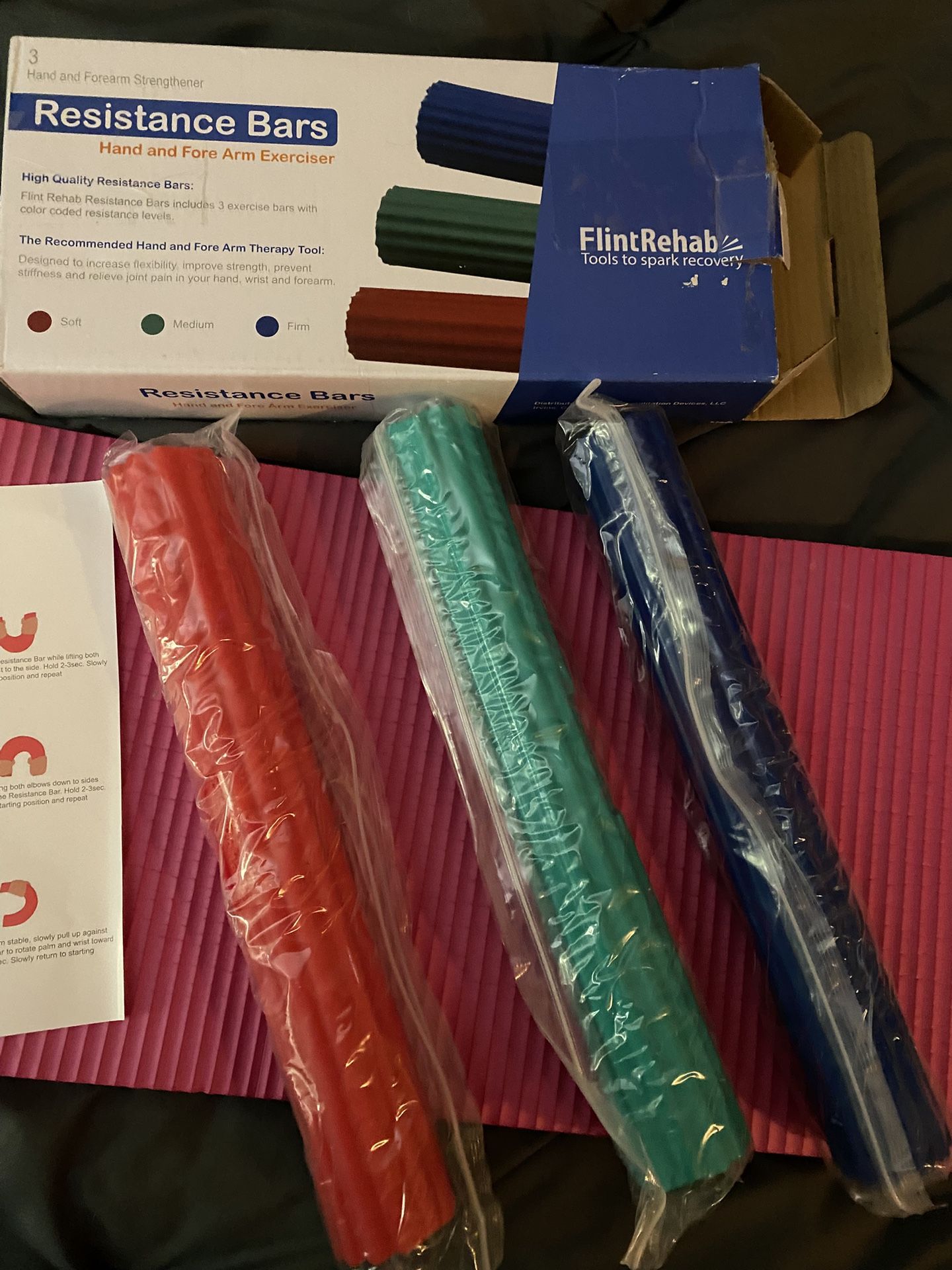 Resistance bars for exercise & fitness