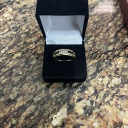 Mens 10k Y/G Ring 