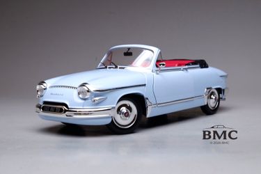 1961 Panhard PL17, light blue, 1:18 Diecast model car from Solido