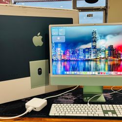 Apple Imac 2021 24” M1 16GB RAM 500GB Fully Functional IN BOX With Matching Keyboard and Mouse