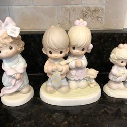 Precious moments collection 8 pieces