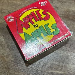 Apples to apples