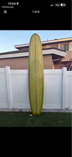 10’ 2” Christensen Longboard Surfboard (Amazing Condition)