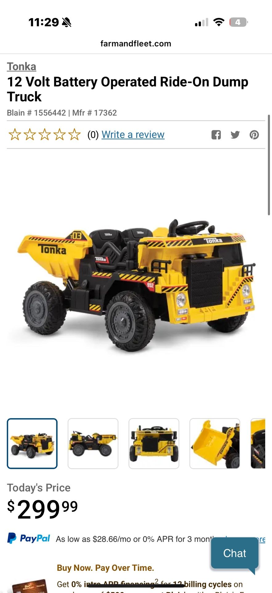 Kids Ride On Tonka Dump Truck