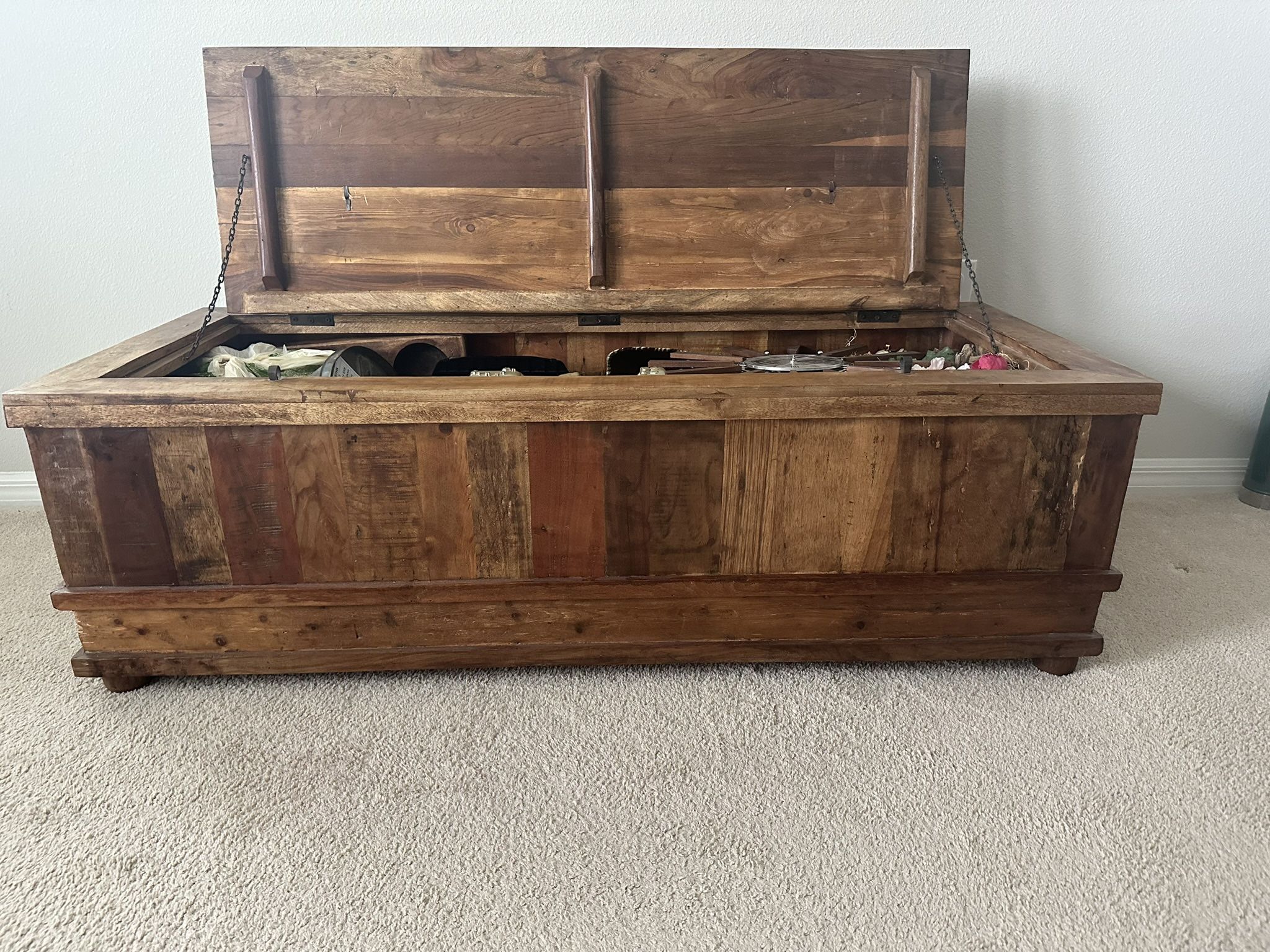Unique Solid Wood Storage Chest