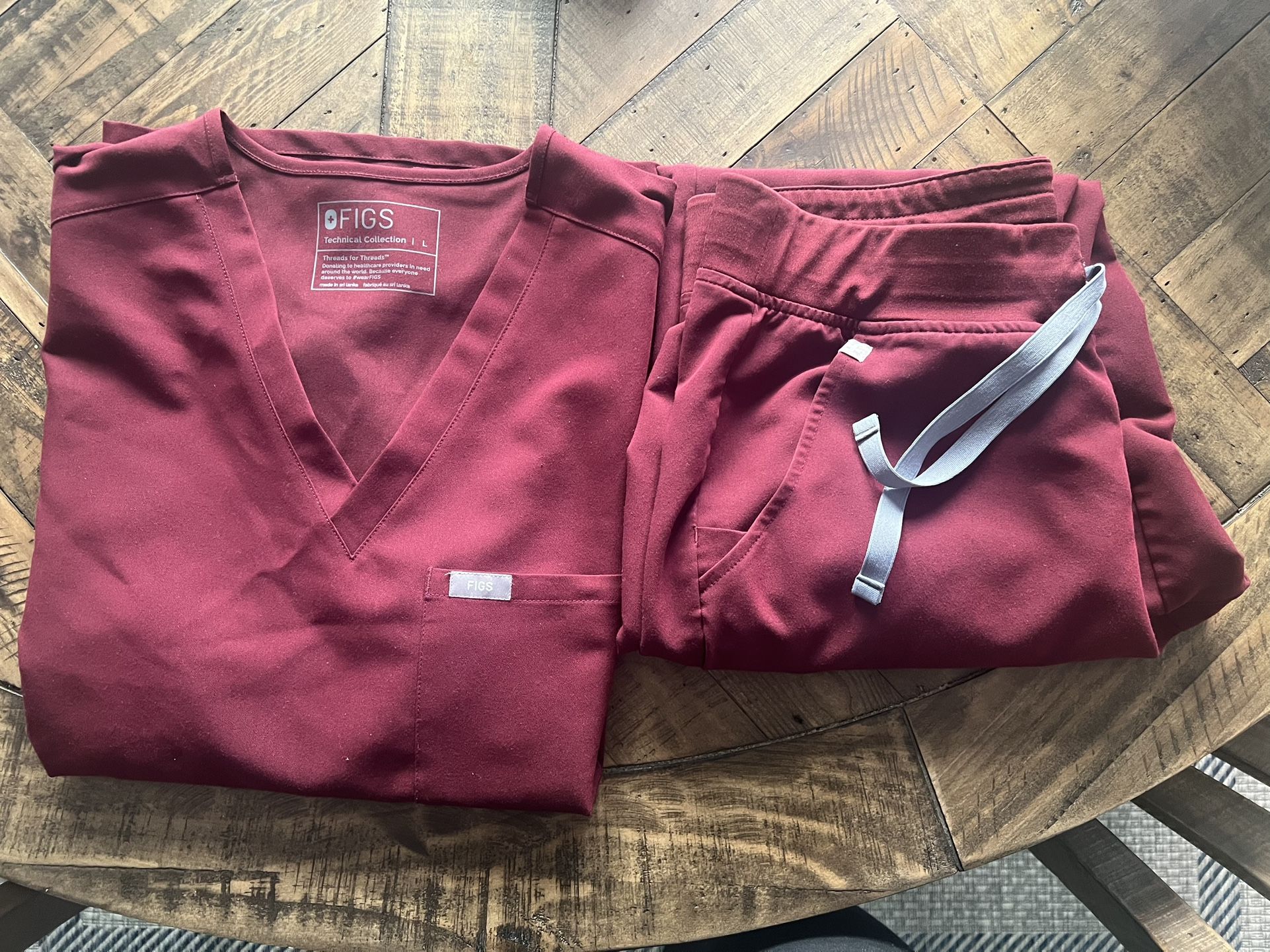 Burgundy Figs Scrubs