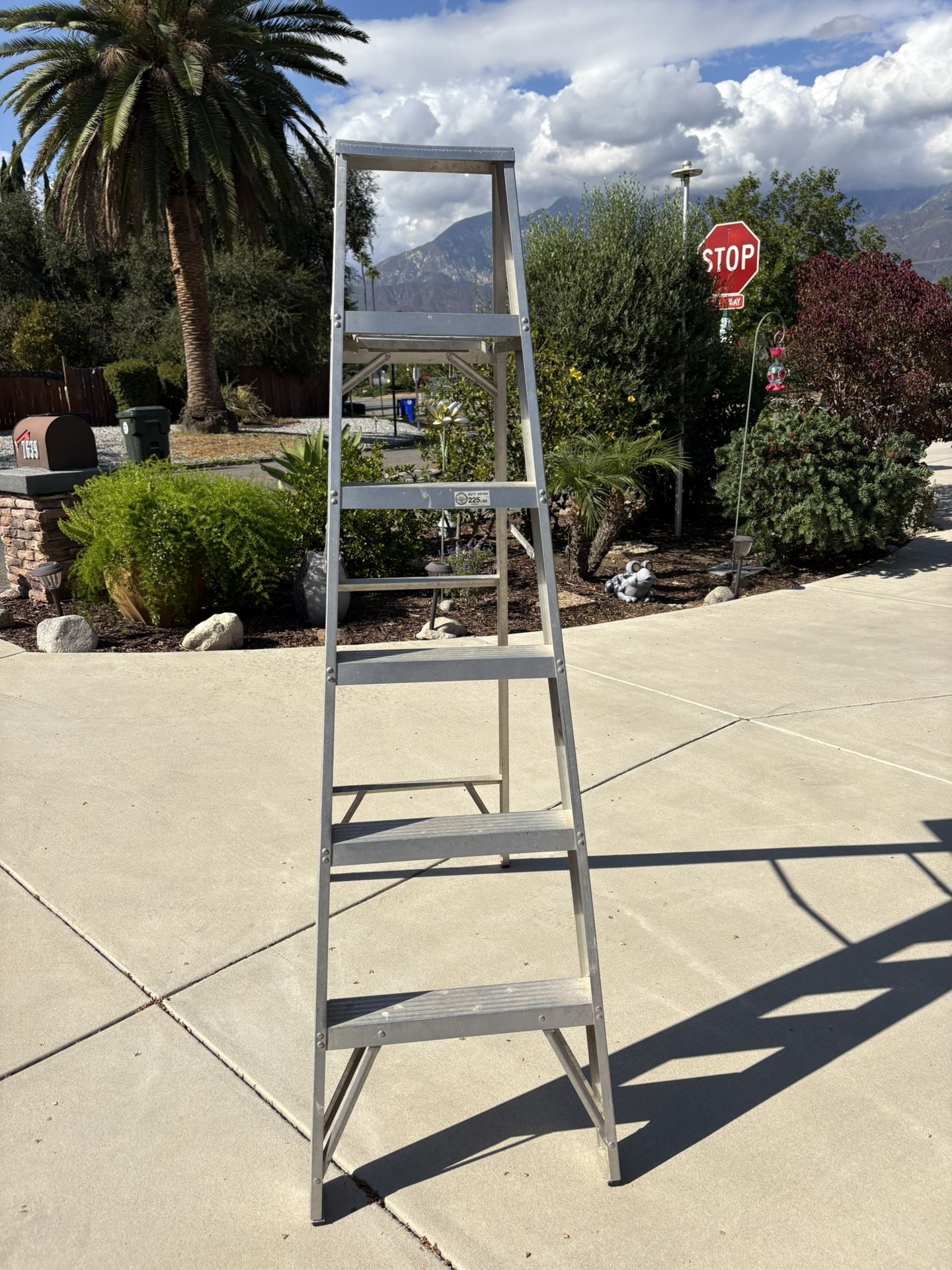 6 Feet Metal Ladder By Keller - 225lbs Weight Limit