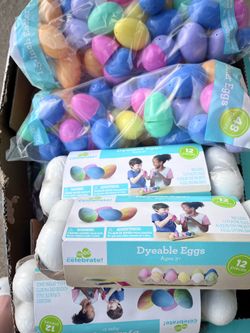 BIG STOCK GRAB EASTER EGGS , GRASS ETC