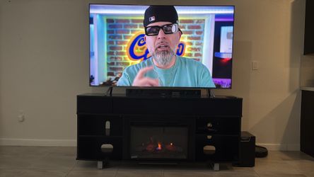 🔥 Modern TV Console w/ Fireplace