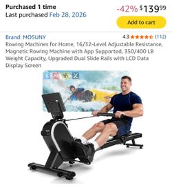 New Rowing Machine