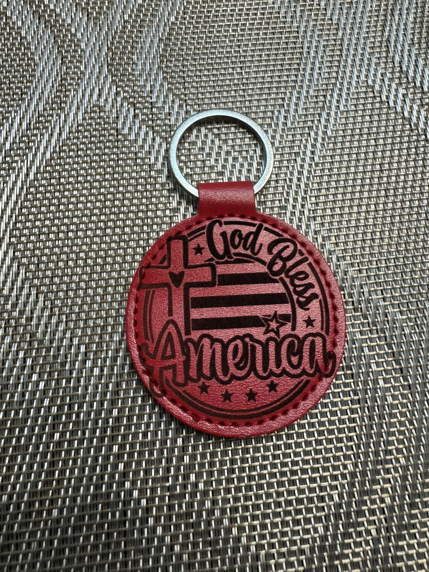 Happy 4th of July from Me (Red Keychain)