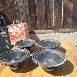 2 pairs  of Dayton speakers 12inch