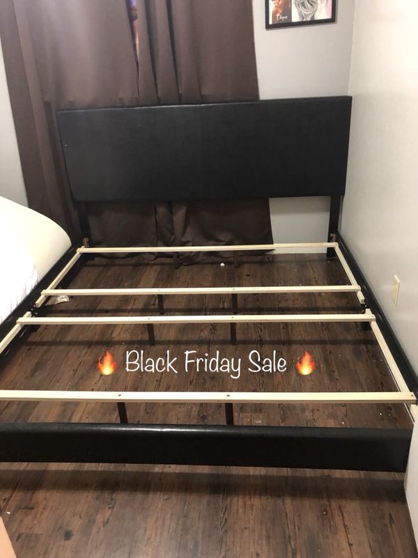 Black Leather Headboard Bed Frame Full Queen King Size Frames Black Leather Headboard Bed Frame Full Queen King Size Frames Friday
