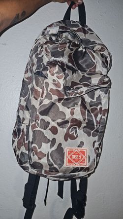 Obey Camo Canvas Backpack