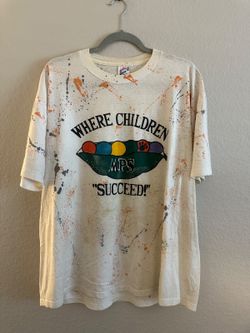 Jerzees Super T MPS Children Succeed Splatter T-Shirt XL USA