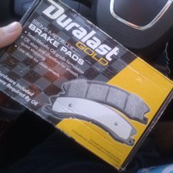 Duralast Brake Pads Rear Audi A4 2009-2016 Dg1386