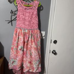 Speechless pink Floral Dress, Girls Sz 16
