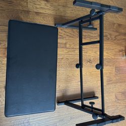 Piano/Keyboard Stand And Chair 