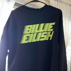 Billie Eilish Black and Green Sweatshirt