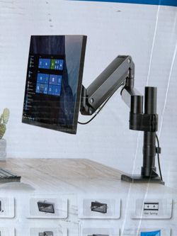 VIVO Single Monitor Desk Mount Gas Spring STAND-V101GTU USB