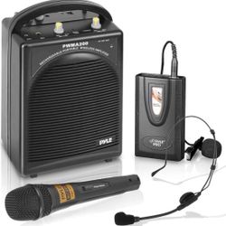 Pyle Portable PA Speaker & Microphone System #1005