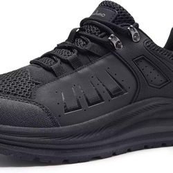 Men’s Trail Running Shoes with Arch Support – Breathable Hiking & Training Sneakers 10.5