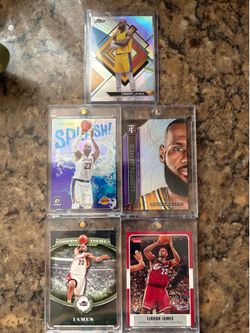 LeBron James 5 card Lot