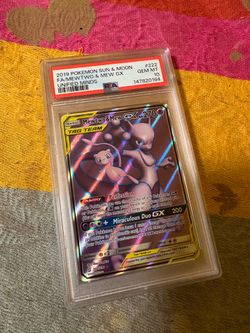 Mewtwo Mew Gx PSA 10