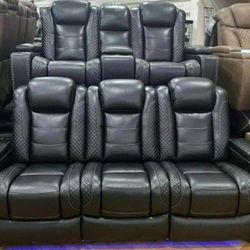 Party Time Power Recliner Bedroom Set By Ashley 