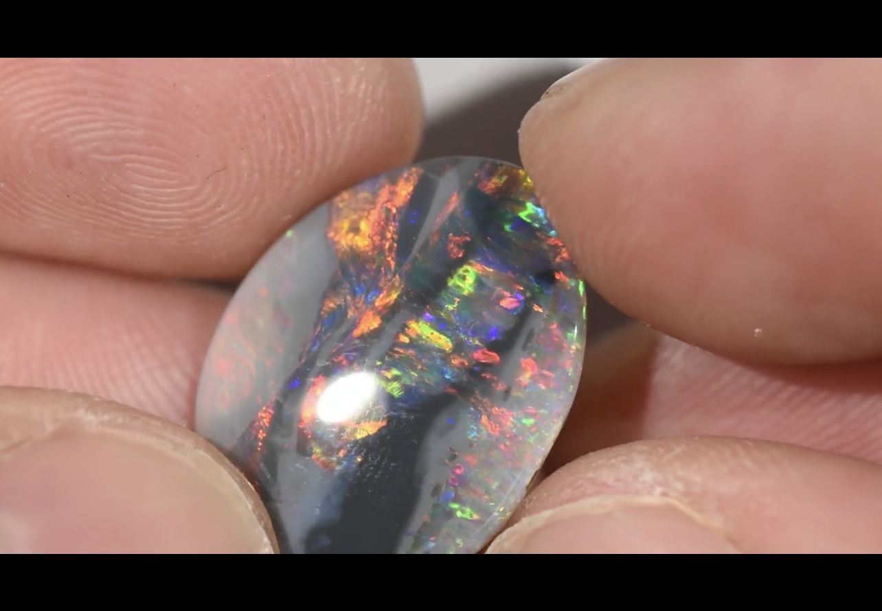 Black Opal 4.43 CTs  “ Natures Painting” 