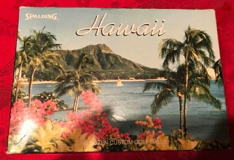Spaulding Hawaiian Themed Golf Balls 