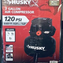Husky 3 Gal. 120 PSI Electric Pancake Air Compressor
