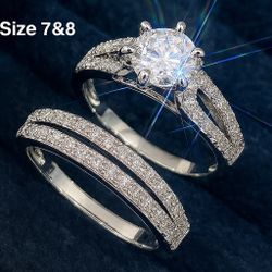 Engagement ring with box