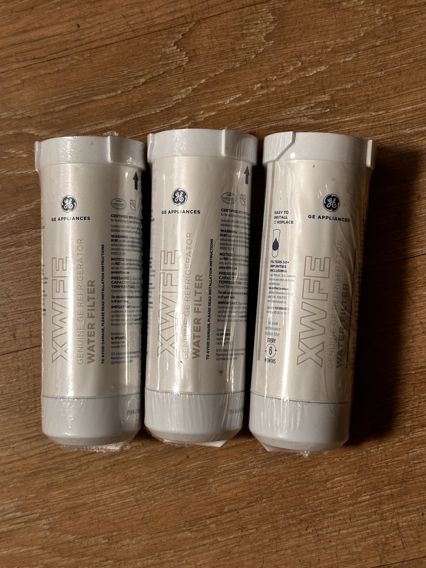 GE® XWFE™ REFRIGERATOR WATER FILTER 3-PACK
