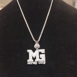 New 24 Inch Rope Chain W/ Money Gang Pendant 