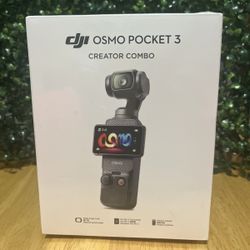Dji Osmo Pocket 3 Creator Combo Vlog Content Camera. 