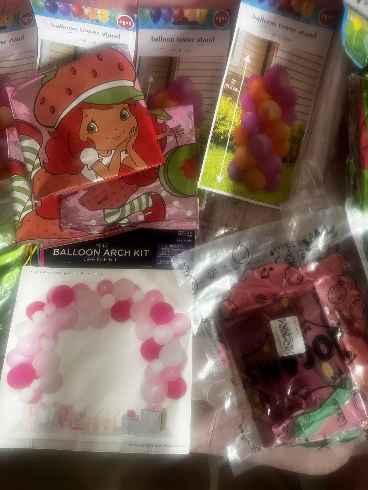 Ballon Bundle Strawberry Shortcake Theme
