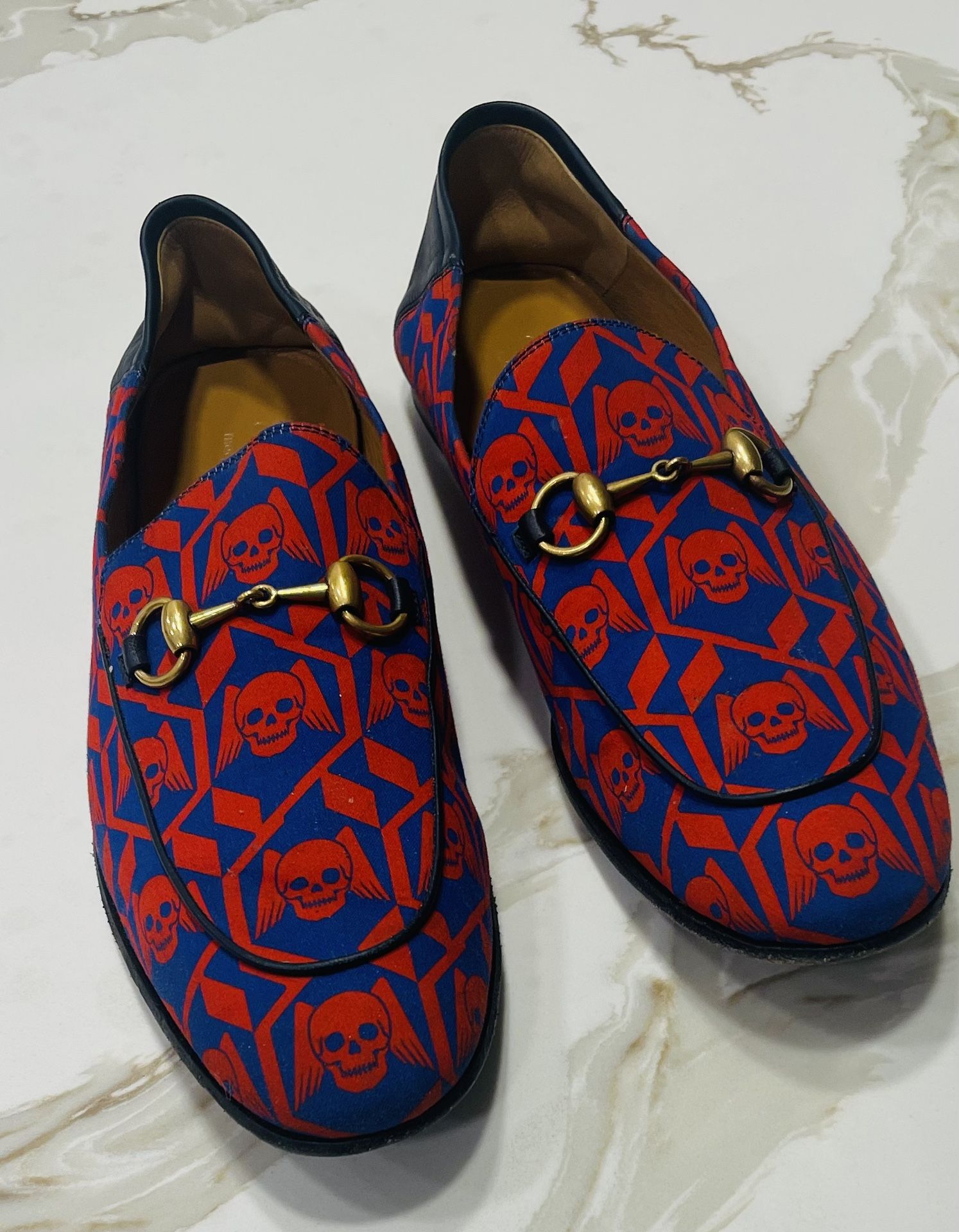 Gucci Geometric Skulls Loafers display picture 2