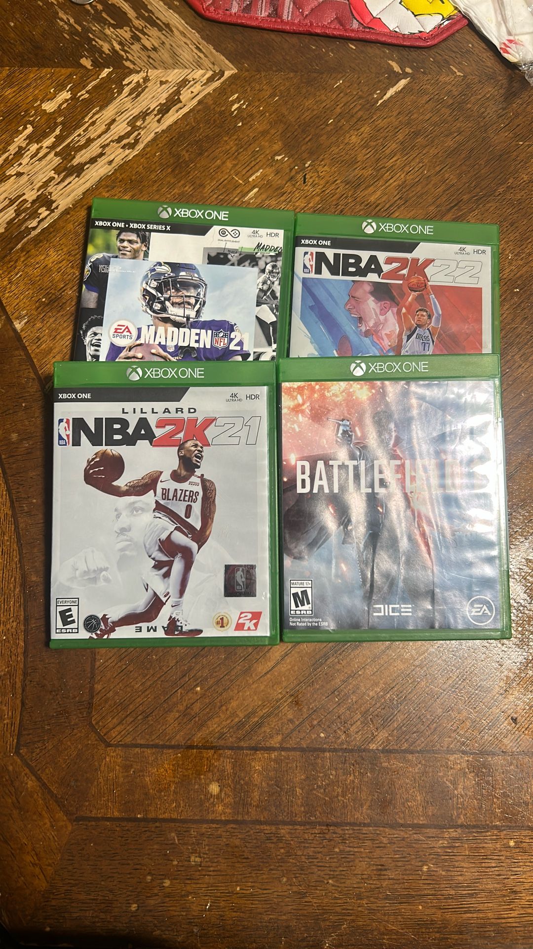 Xbox One Sport Games 