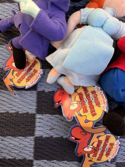 Rocky And Bullwinkle Plush Set 