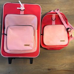 Suitcase And Backpack Set - 2 Available