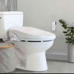Brondell CL1700 Swash Elongated Advanced Bidet Seat, Fits Elongated Toilets, White
