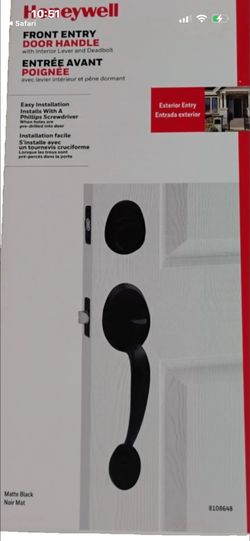 Honeywell Front Entry Door handle with Deadbolt