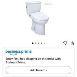 Brand New - Heated Toilet
