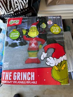The Grinch 4ft Airblown Inflatable Christmas Decoration