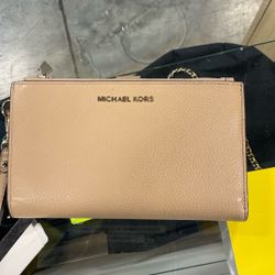 BEIGE WALLET MICHAEL KORS