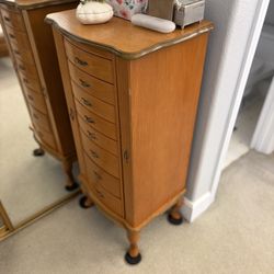 Jewelry Cabinet Set For Sale