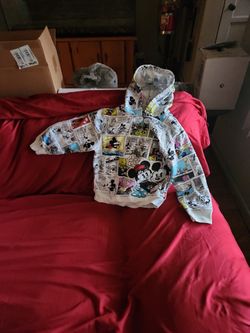 Beautiful/Cute  MICKY & MINNY MOUSE KIDS HOODY Original DISNEY STORE ITEM