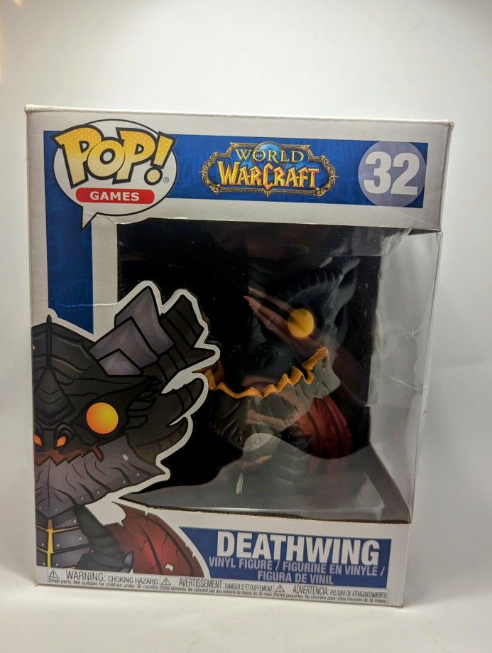 Funko Pop! Games World of Warcraft Deathwing #32 Vaulted Rare 6 Inch Big
