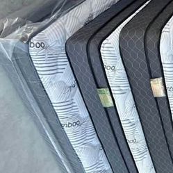 White Bamboo Queen Size Set 